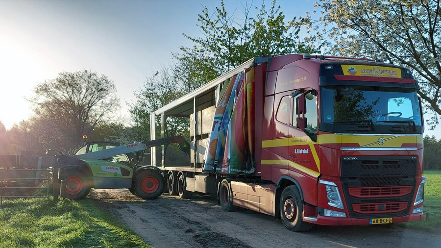 Rietvink transport schuifzeilen transport julianadorp