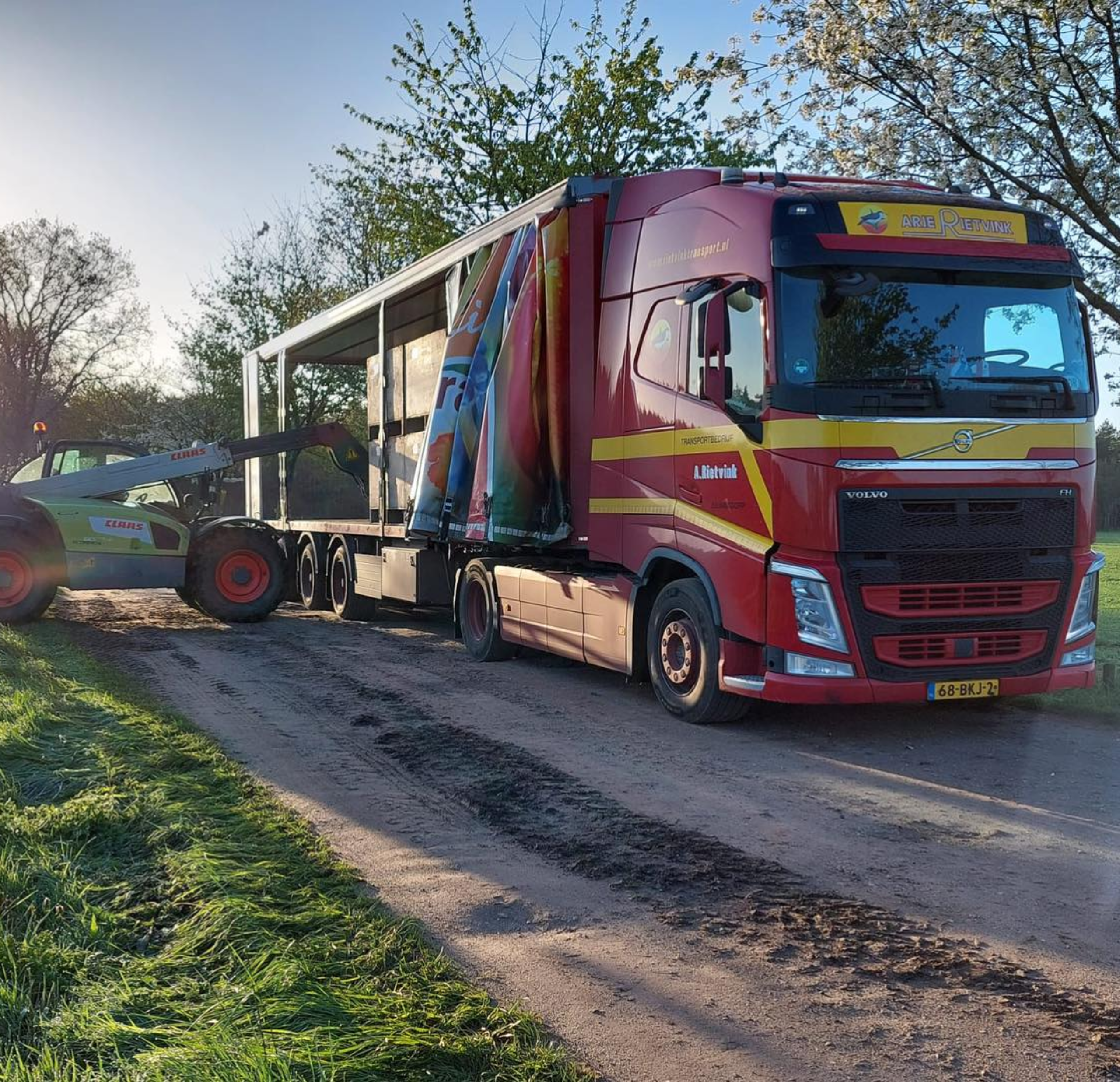 Rietvink transport schuifzeilen transport julianadorp